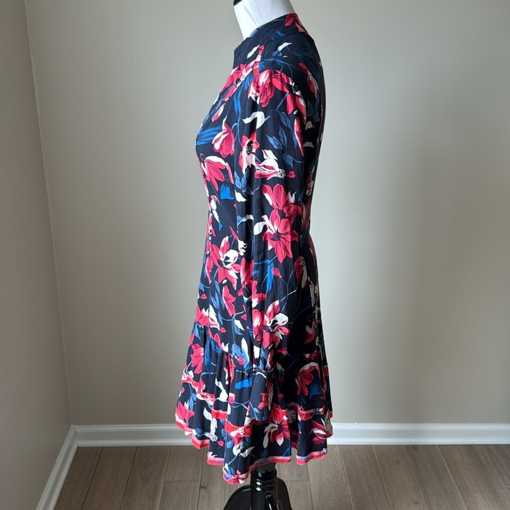 Tanya Taylor Tulip Poppy Floral Silk Dress - Picture 6 of 10